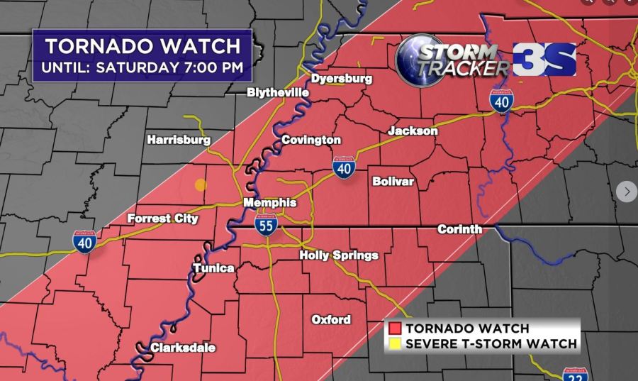 Severe Weather Rolls Through Much Of Mid-South