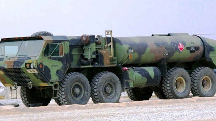 <p>The US military employs the HEMTT, an off-road capable truck with eight-wheel drive and diesel-powered engine. Oshkosh Corporation, an American industrial company specializing in the design and construction of specialty trucks, military vehicles and truck bodies, produces a 10×10 variant of the HEMTT.</p>