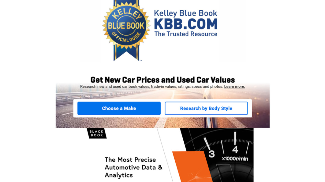 Car Value Books: Kelley Blue Book Vs NADA Guide Vs Black Book