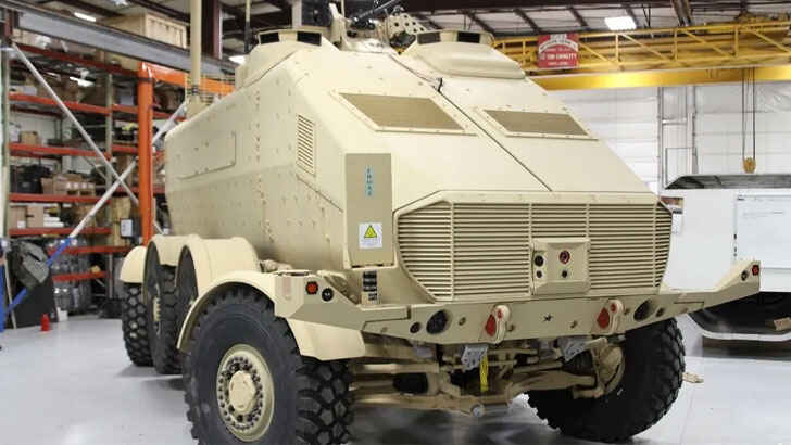 <p>The Detroit Arsenal’s 8×8 concept vehicle, known as the Concept for Advanced Military Explosion Mitigating Land Vehicle or CAMEL, represents the future of military vehicles designed to withstand explosions. This vehicle is equipped with cutting-edge technology that addresses the vulnerabilities identified during recent campaigns. The CAMEL features a v-shaped base, which provides a safer means of defense against the inevitable threat of IEDs.</p>