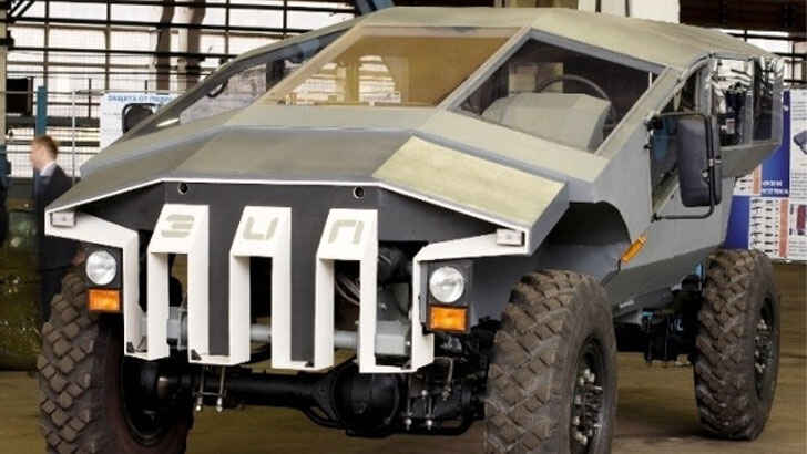 <p>The ZIL Personnel Carrier, commissioned by the Russian Army, is a robust, armored tractor produced by ZIL, a prominent manufacturer of automobiles, trucks, military vehicles, and heavy equipment in Russia. This state-of-the-art 4×4 vehicle boasts a sleek design and is powered by a Cummins inline-4 diesel engine, delivering 183 horsepower. It has the capacity to carry up to 10 soldiers.</p>