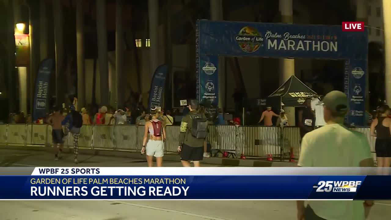 Palm Beaches Marathon kicks off in downtown West Palm Beach