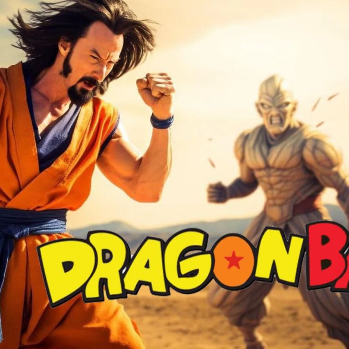 amazon, keanu reeves está listo para dragon ball live action, ha sido convertido en goku por ia