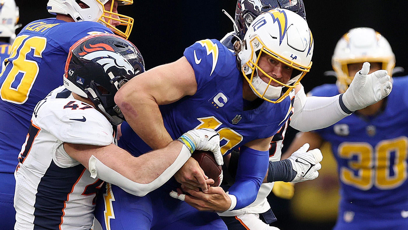 chargers' justin herbert ruled out vs. broncos (finger); easton stick takes over at quarterback