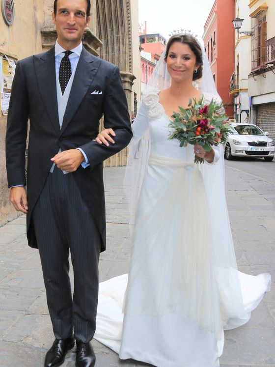 un vestido de novia estilo boho y con firma sevillana: así es el diseño con el que se iba a casar carmen otte