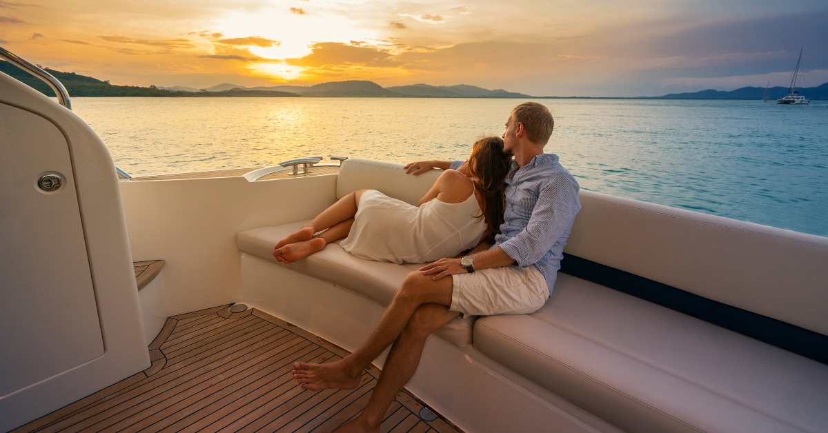 <p> While a yacht may be the first thing that pops to mind when you think of the ultra-wealthy, chartering one might not be as expensive as you think.<br><br>When you're splitting the costs between several family members or friends you are paying for transportation and stay and it can make sense financially.</p> <p> You can also <a href="https://financebuzz.com/5k-a-month-moves-55mp?utm_source=msn&utm_medium=feed&synd_slide=1&synd_postid=14936&synd_backlink_title=keep+money+in+your+wallet&synd_backlink_position=1&synd_slug=5k-a-month-moves-55mp">keep money in your wallet</a> by selecting an older vessel or taking charge of sailing yourself (hiring a crew always costs extra).</p><p>So let’s take a look at options that may be within reach for people who aren’t living paycheck to paycheck but aren’t brunching with the Kardashians either.</p><p class=""><i>Editor's note: prices are subject to change and may vary depending on the time of the year.</i></p><p>  <a href="https://financebuzz.com/top-travel-credit-cards?utm_source=msn&utm_medium=feed&synd_slide=1&synd_postid=14936&synd_backlink_title=Earn+Points+and+Miles%3A+Find+the+best+travel+credit+card+for+nearly+free+travel&synd_backlink_position=2&synd_slug=top-travel-credit-cards"><b>Earn Points and Miles:</b> Find the best travel credit card for nearly free travel</a>  </p>