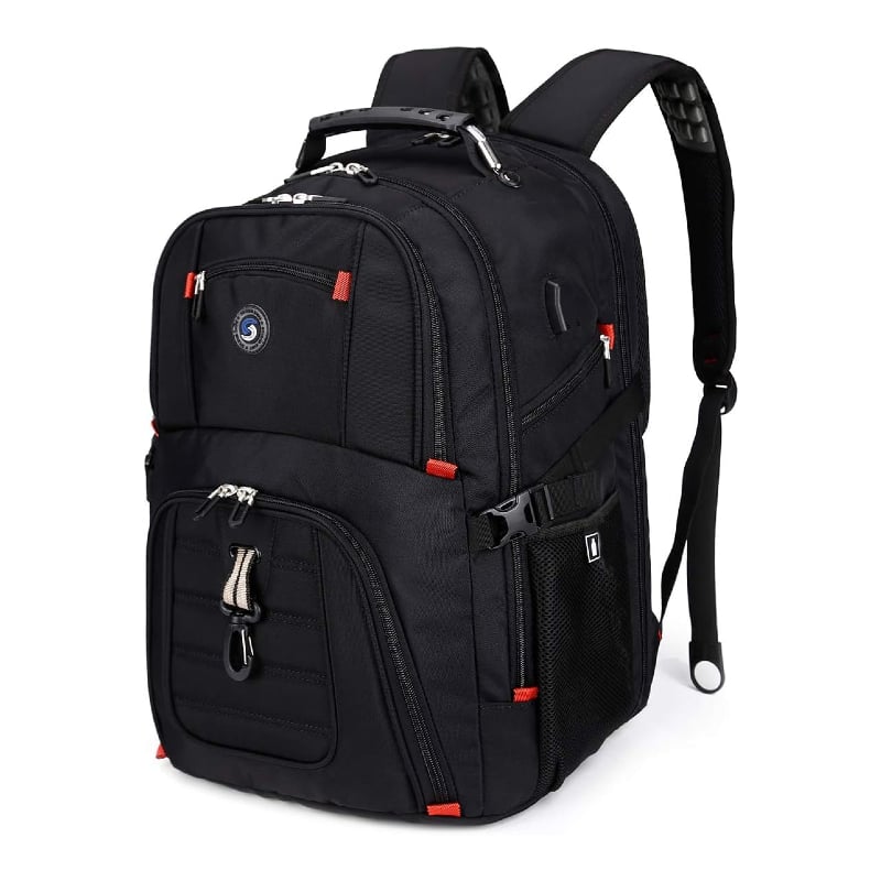 <p><a href="https://www.amazon.com/Travel-Laptop-Backpack-Charging-Laptops/dp/B07V4R4Z77">BUY NOW</a></p><p>$34</p><p><a href="https://www.amazon.com/Travel-Laptop-Backpack-Charging-Laptops/dp/B07V4R4Z77" class="ga-track"><strong>SHRRADOO Extra Large 52L Travel Laptop Backpack</strong></a> ($34, originally $60) </p><p>According to passionate Amazon reviewers, this is seemingly the biggest travel backpack you can get your hands on, with 52 liters of space. That means, per shoppers, it can hold at least 50 pounds of stuff without giving the straps any trouble. "I have NEVER had a backpack this durable that was even remotely in the same price range," writes a happy shopper. In addition to the space, it also has a laptop compartment, a trolley sleeve, a password lock, and more.</p>