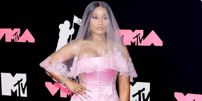 NEWARK, NEW JERSEY - SEPTEMBER 12: Nicki Minaj attends the 2023 MTV Video Music Awards at Prudential Center on September 12, 2023 in Newark, New Jersey. (Photo by Jason Kempin/Getty Images for MTV)