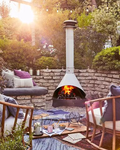 amazon, 24 fire pit ideas that bring year-round coziness to your yard
