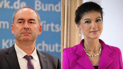 Kämpfen um enttäuschte Wählerstimmen: Hubert Aiwanger und Sahra Wagenknecht.