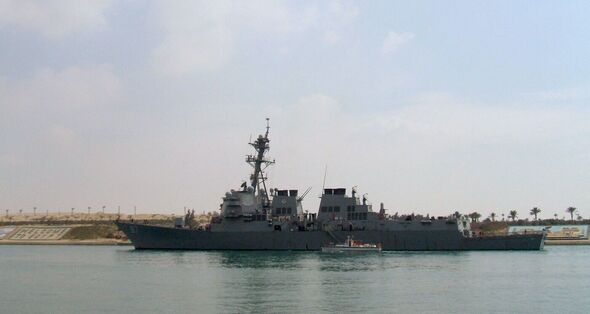 tanker struck by cruise missile in red sea as us warship rushes to support vessel