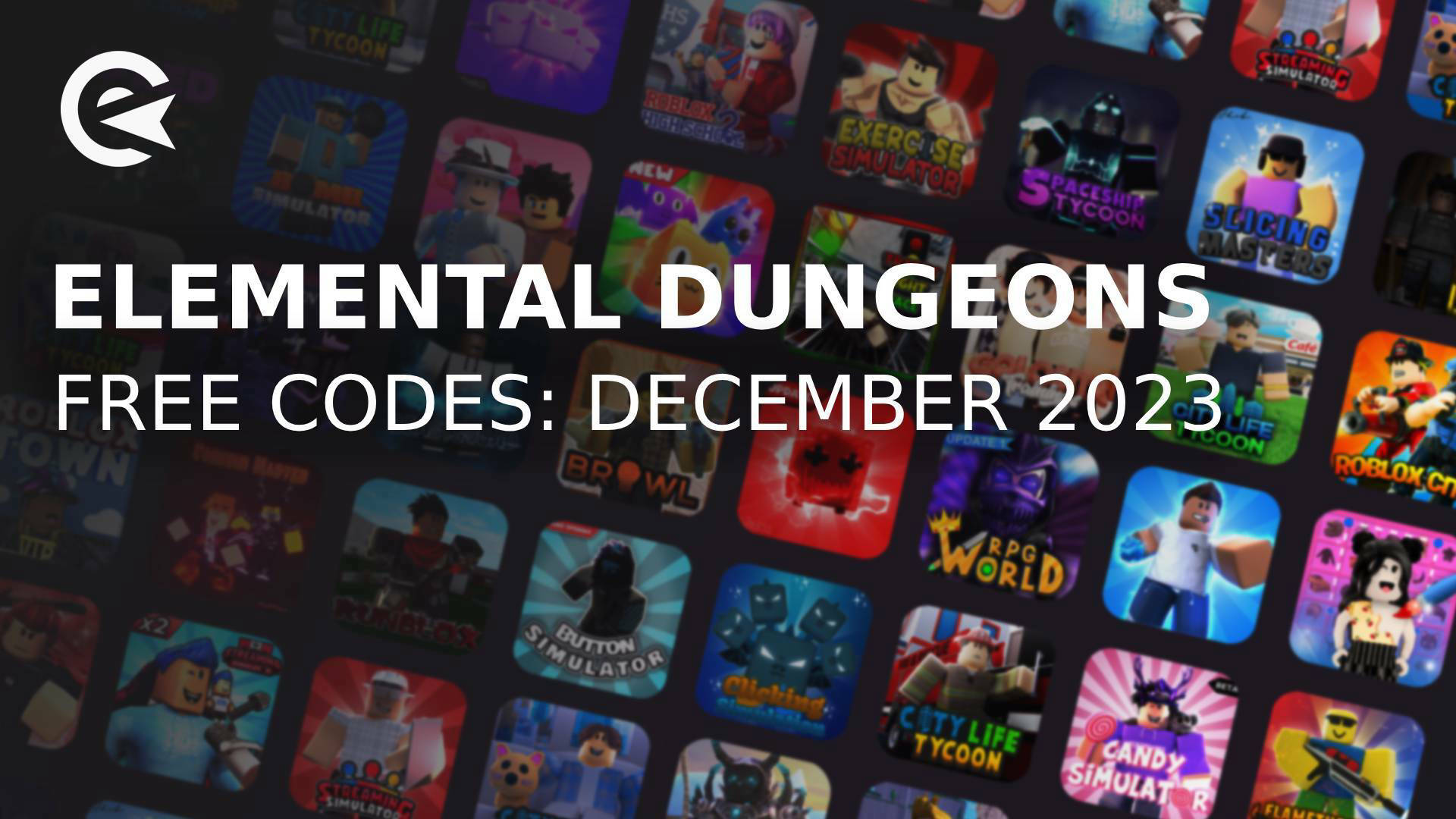 Roblox Elemental Dungeons codes December 2023