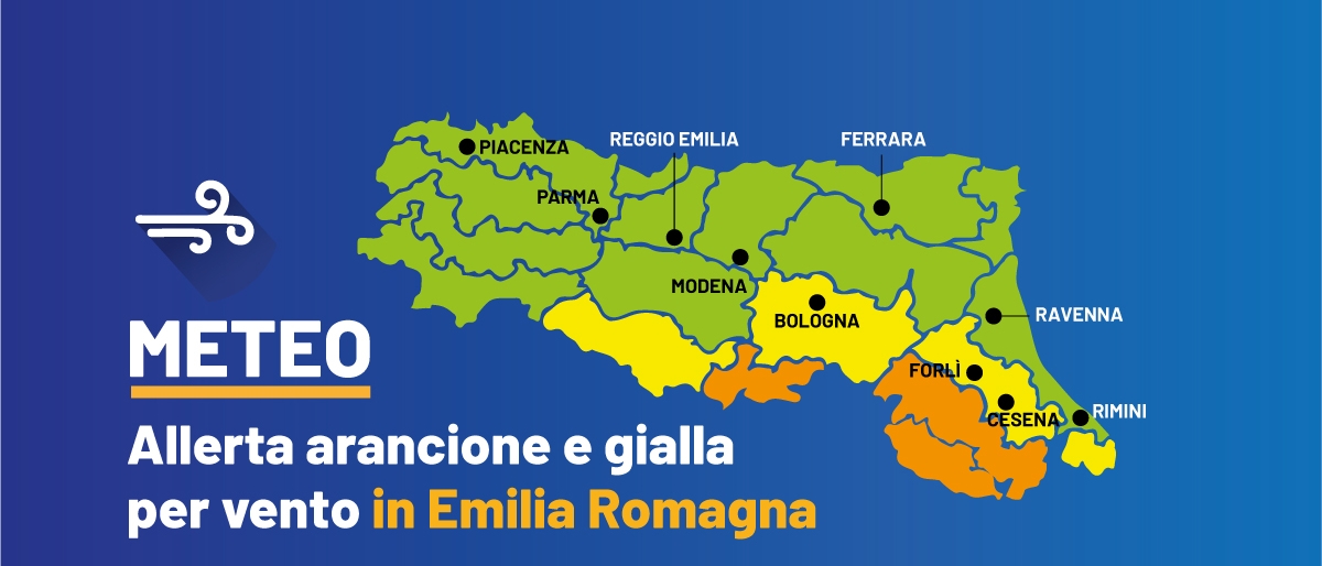 Meteo, Allerta Arancione E Gialla In Emilia Romagna Per Venti Di ...