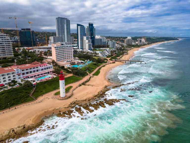 This is Umhlanga. Too bad may of the neighbouring Durban beaches have been closed. Picture: SAPeople.