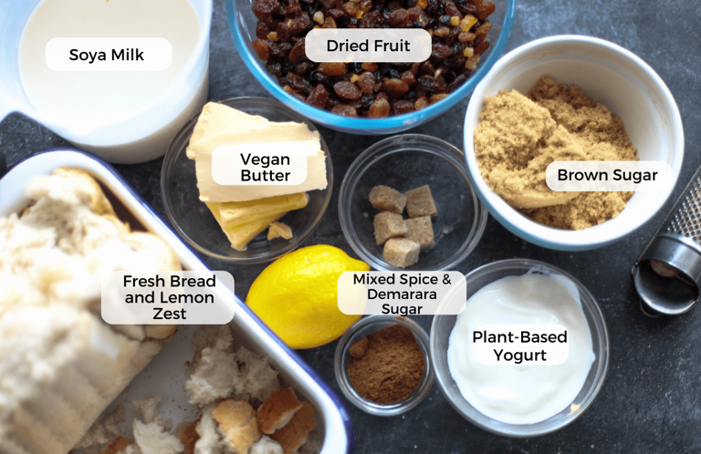 Easy Vegan Bread Pudding Recipe