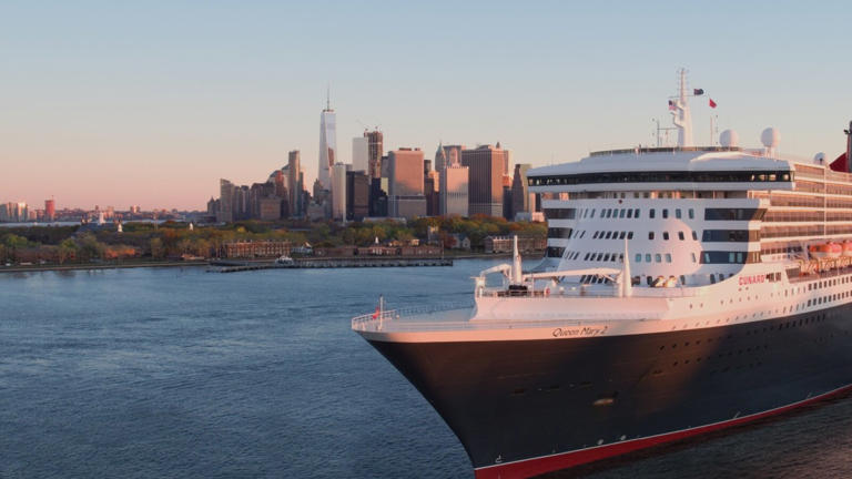 Cunard Line's Queen Mary 2 in New York.