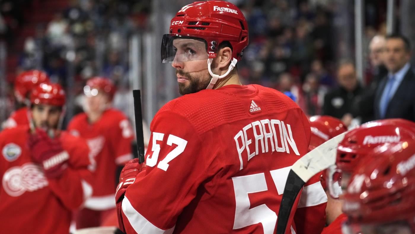 Red Wings' David Perron Suspended Six Games For Cross-checking Senators ...