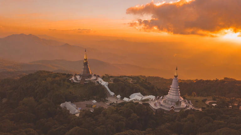 Sunset in Doi Inthanon National Park (photo: Bharath Mohan)