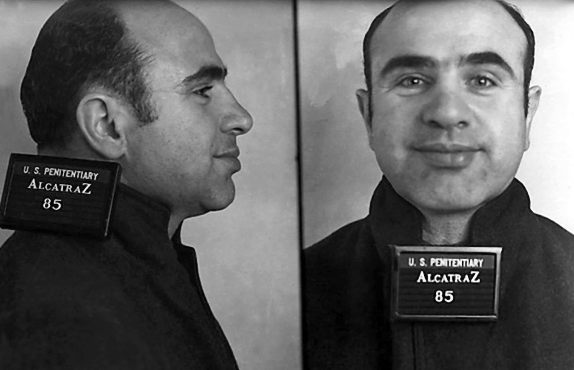 <p>Of all the formidable prisoners confined at Alcatraz, perhaps no one is more famous than Al Capone. The Chicago gangster's criminal pedigree was seemingly endless – bootlegging, gambling, robbery, murder, and more – and for seven years he controlled one of America's deadliest and most influential crime rings. He was first arrested in 1929 in Philadelphia for carrying a concealed weapon, but was released from prison just nine months later for good behavior.</p>