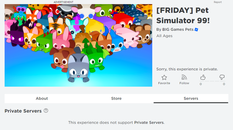 Pet Simulator 99 VIP Private Server Links &amp; How To Use Them