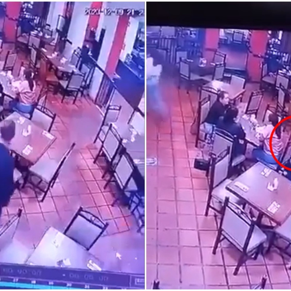 Video Ladrón Roba Bolso De Una Mujer En Cuestión De Segundos En Un Restaurante De Monterrey 2552