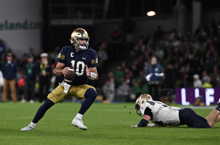 Notre Dame Football Ketterer Touchdown a Win for NonCFP Bowl Games