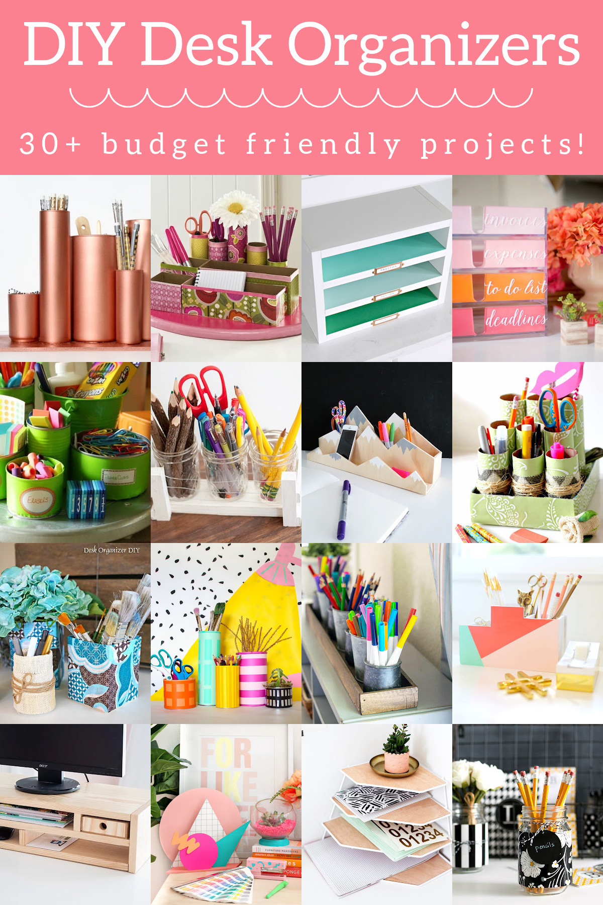 DIY Desk Organizers to Tidy Up Your Office