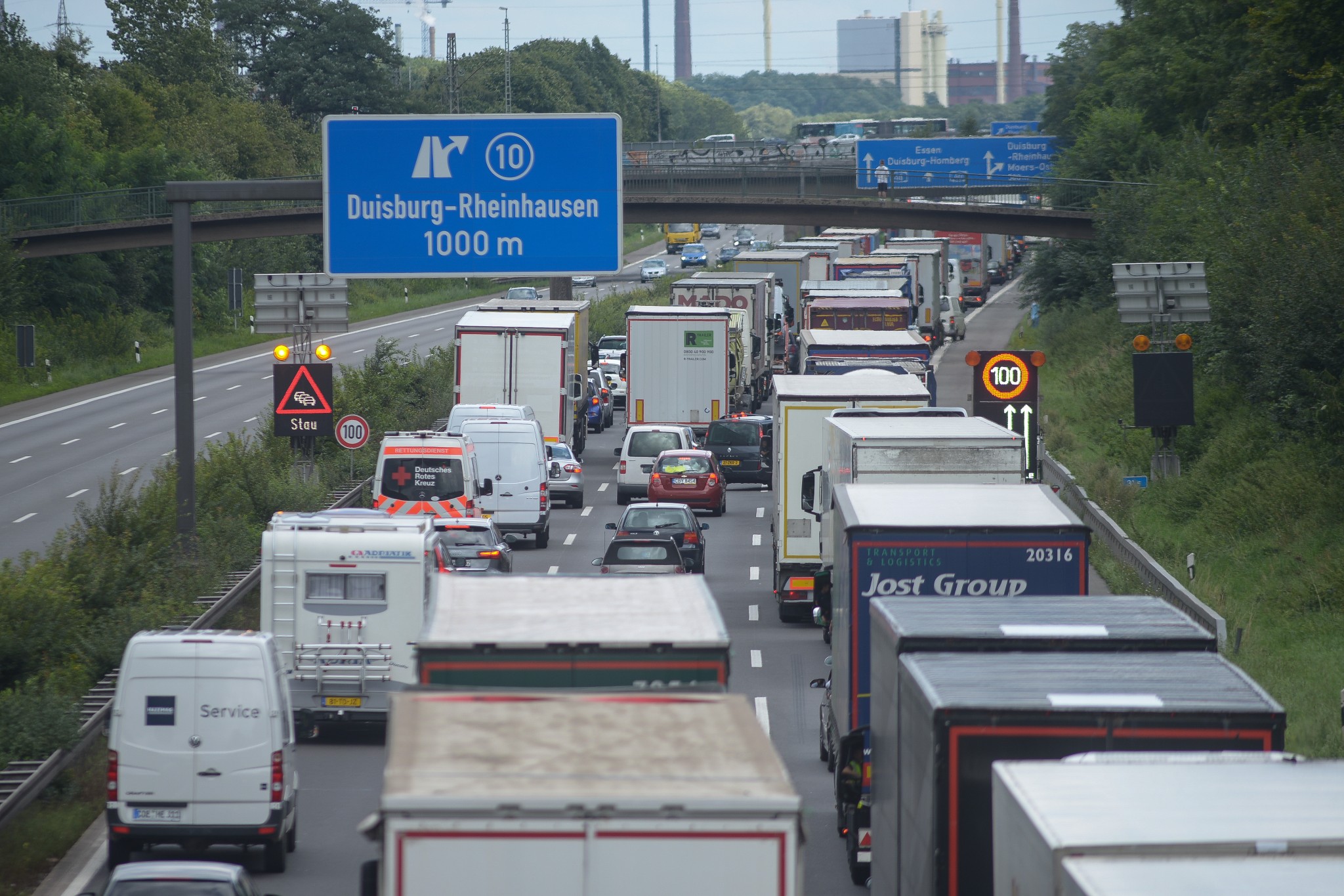 Autobahn: A40: Engpass Wegen Baustelle In Duisburg – Die Details