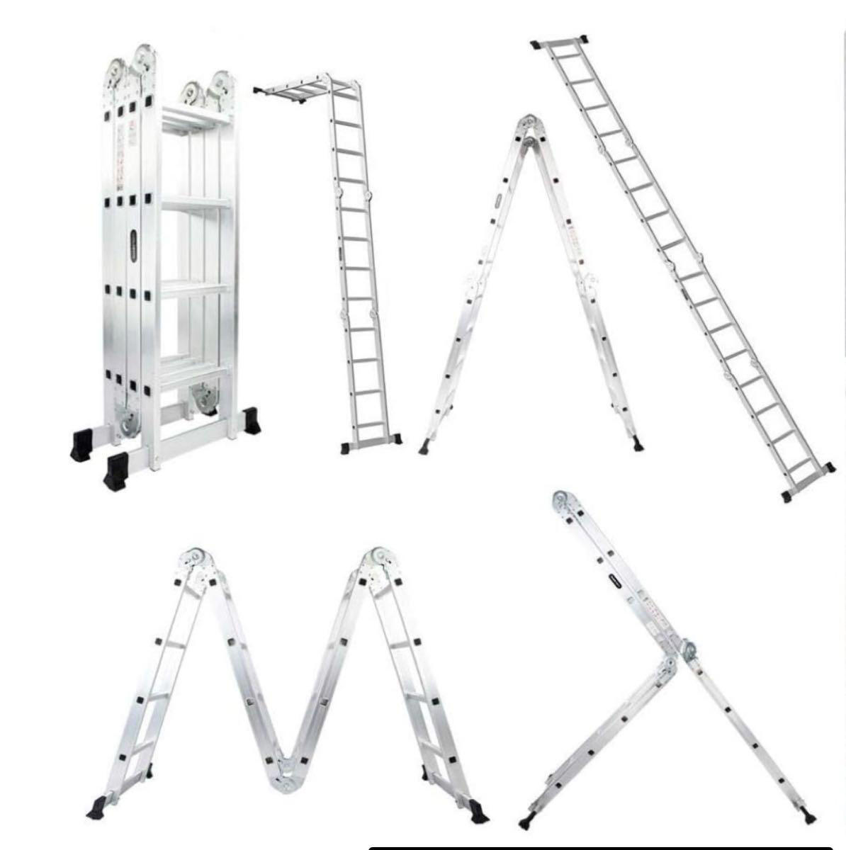 For sale 16FT Folding Ladder, 7 in 1 Multi-Purpose Aluminium Extension ...