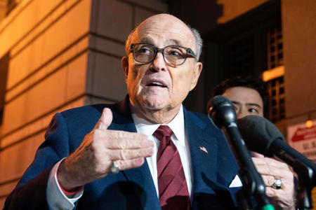 Radio station suspends Rudy Giuliani and cancels his talk show over 2020 election remarks<br><br>
