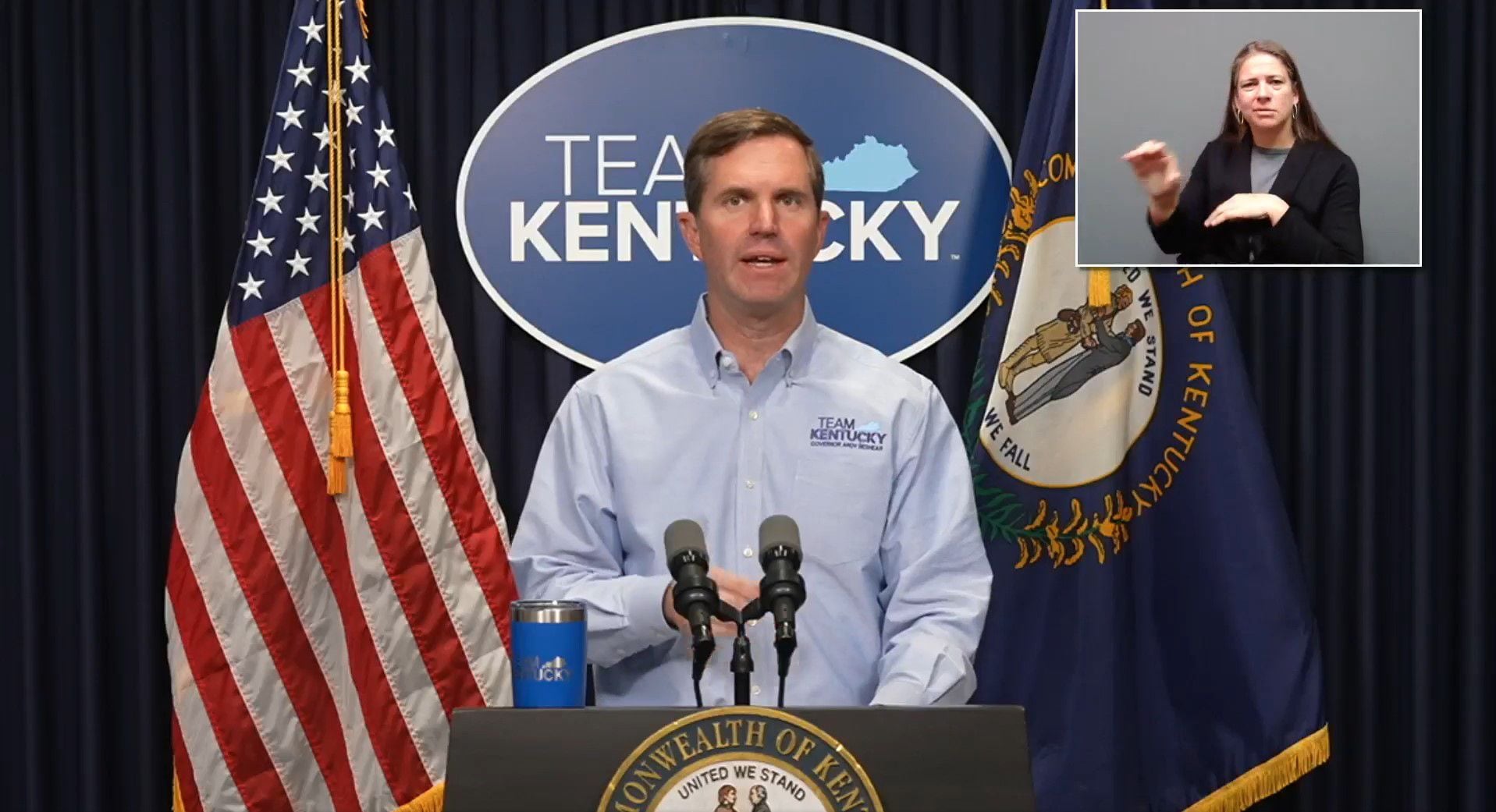 Gov. Beshear Provides First Team Kentucky Update Of Second Term