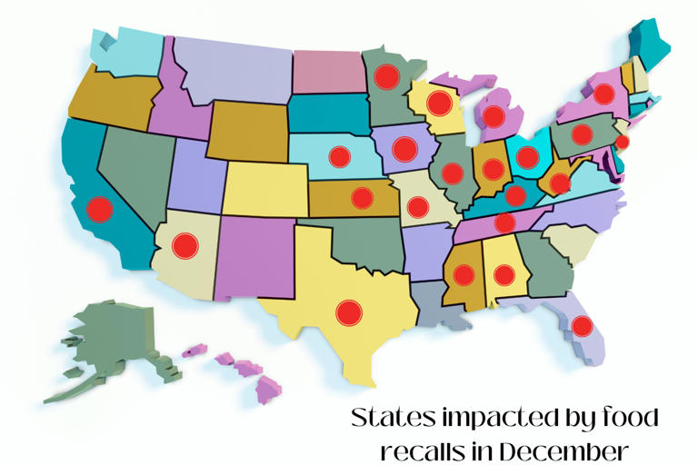 Food Recall Map Shows U.S. States Where Dire Warnings Issued