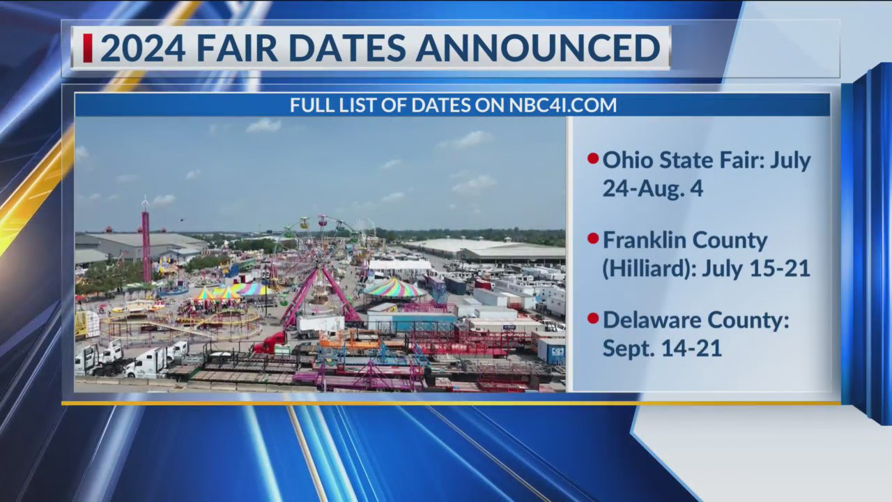 2024 Ohio county fair dates announced