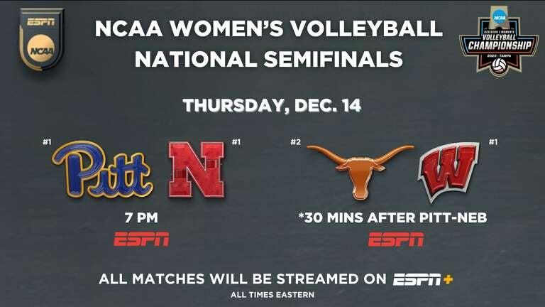 How To Watch 2023 NCAA Women's Volleyball Semifinals Live Online ...