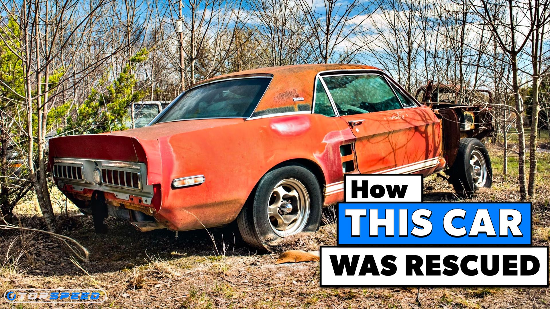 the tale of ‘little red’: here's how one of the most important mustang prototypes was rescued