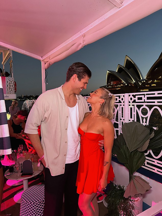 Tammy Hembrow and Matt Zukowski attend White Fox's Summer Party