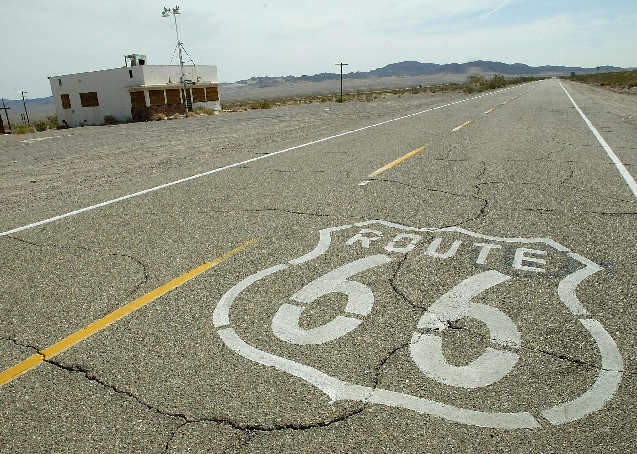 <p>Stretching from Chicago to Los Angeles, Route 66 was once one of America's busiest highways. Today, sections of the road are all but obsolete, utilized primarily by nostalgia-minded tourists.</p>