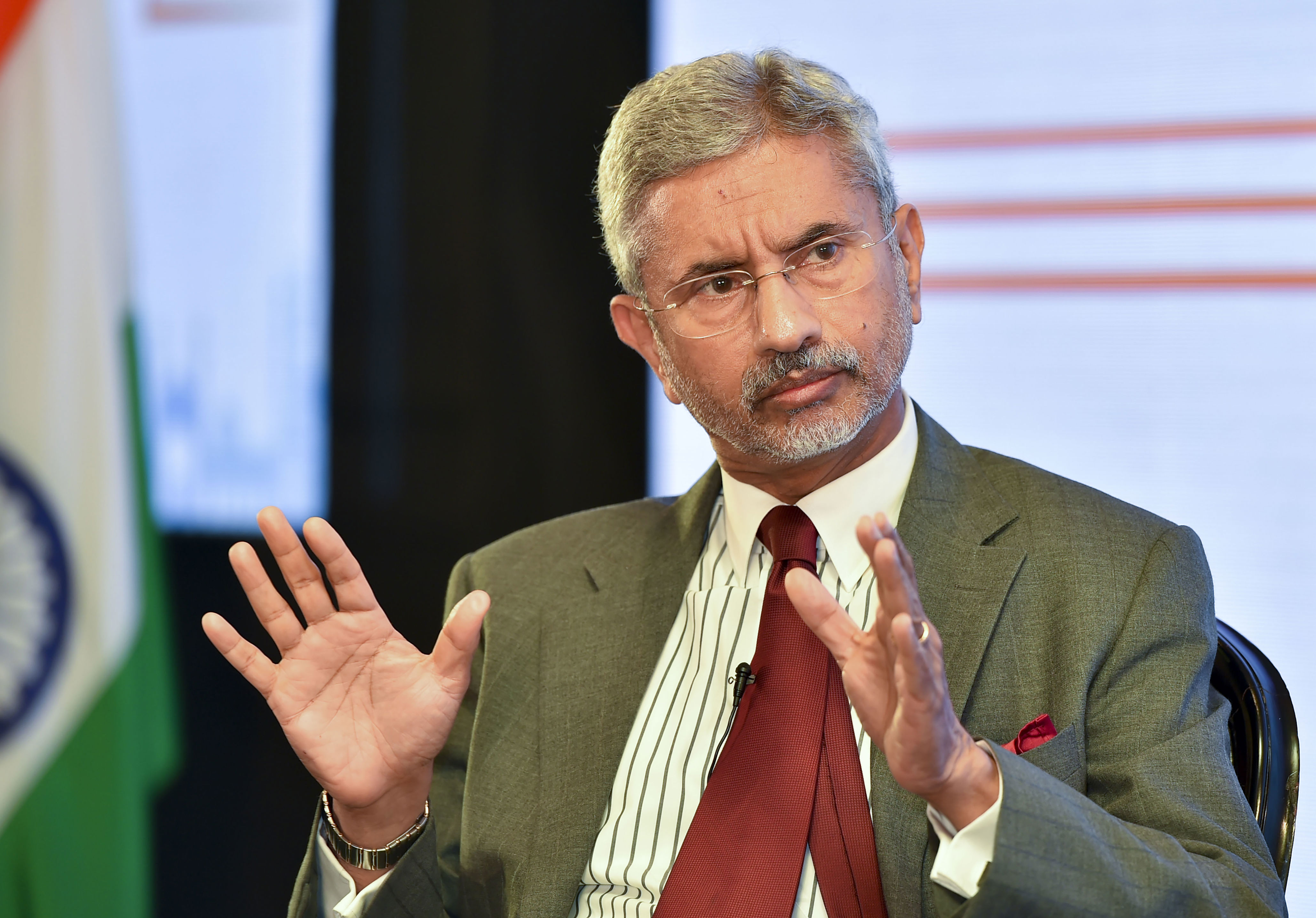 normalcy in ties with china will only be achieved based on traditional deployment of troops: jaishankar