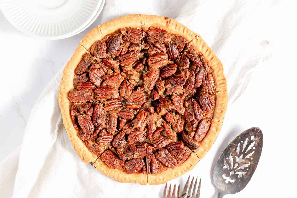 <p>Elevate your pecan pie experience with the warm, smoky notes of bourbon, all while avoiding corn syrup. This old-fashioned delight boasts a decadently flavorful filling, perfect for those who appreciate a touch of sophistication in their desserts.<br><strong>Get the Recipe: </strong><a href="https://littlehousebigalaska.com/2022/11/classic-bourbon-pecan-pie.html?utm_source=msn&utm_medium=page&utm_campaign=msn">Bourbon Pecan Pie</a></p>