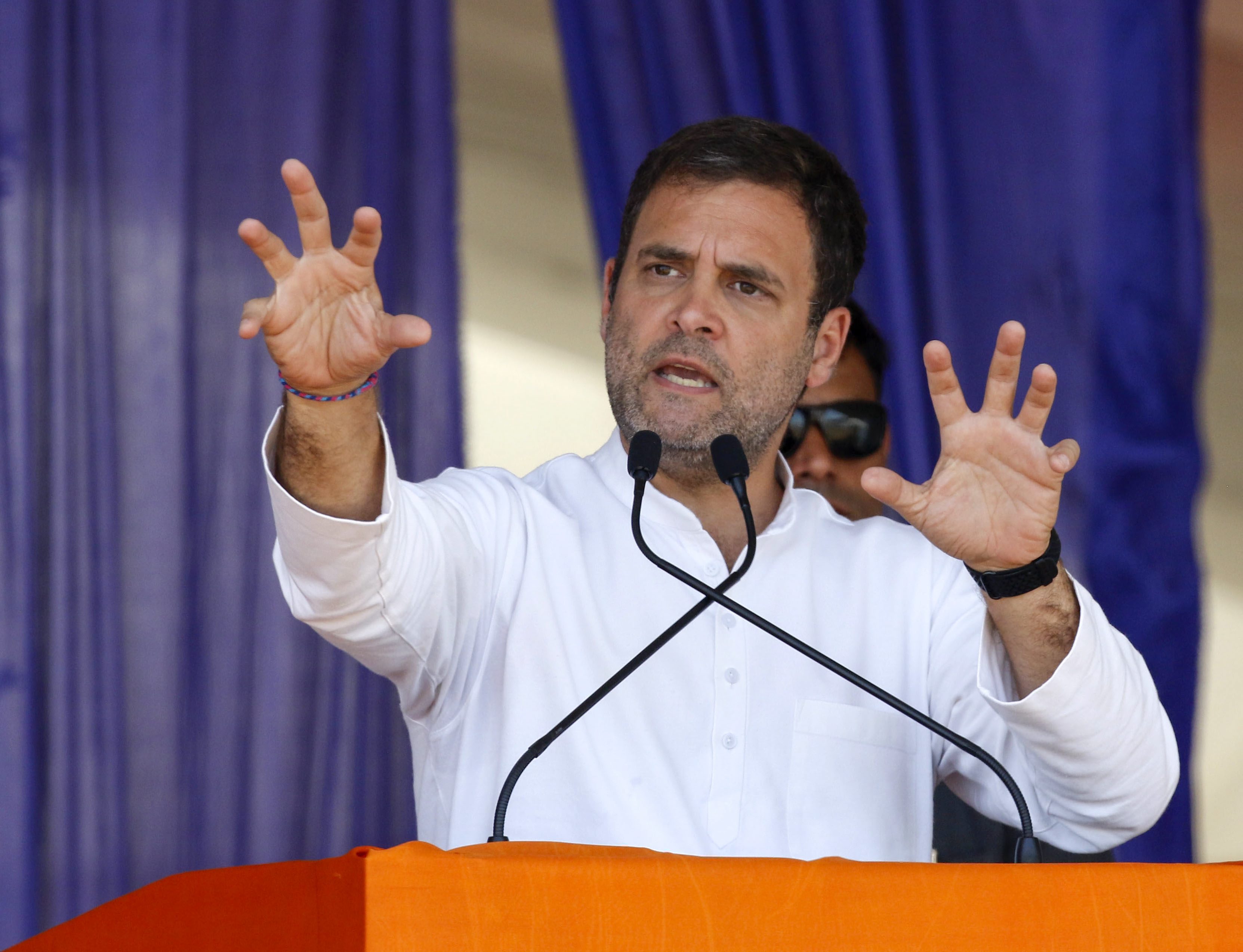 modi govt 'snatching away' reservation by 'blindly' implementing privatisation: rahul