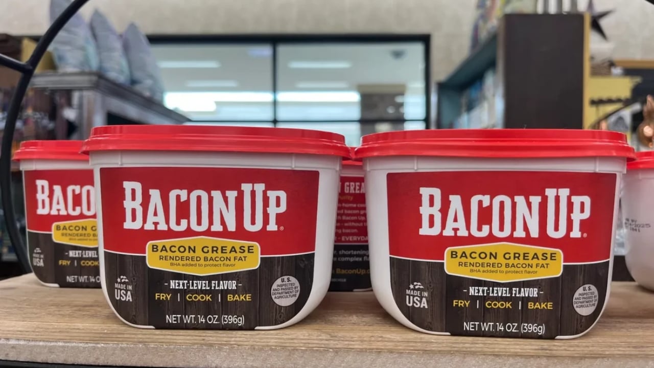<p>From baking to pan flying, bacon grease is handy in the kitchen. The good news is you don’t need to cook up a ton yourself to get the grease—shoppers can pick up a veritable bucket of the stuff at Buc-ee’s. A <a href="https://thebamabuzz.com/5-surprising-buc-ees-finds-you-have-to-see-to-believe/#:~:text=Bacon%20grease,-I%20bet%20you&text=BaconUp%2C%20available%20at%20Buc%2Dee's,needs%E2%80%94from%20frying%20to%20baking." rel="nofollow noopener">Bama Buzz article</a> snapped a photo of the product, which is made of 14 ounces of rendered bacon fat. This something you must see at Buc-ee’s because you probably won’t believe it until you do! </p>