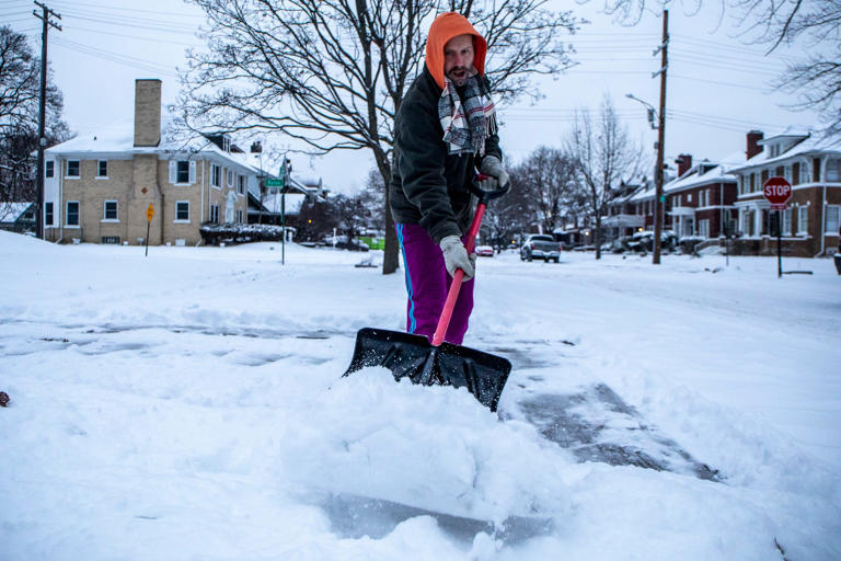 December was second least snowy on record in metro Detroit