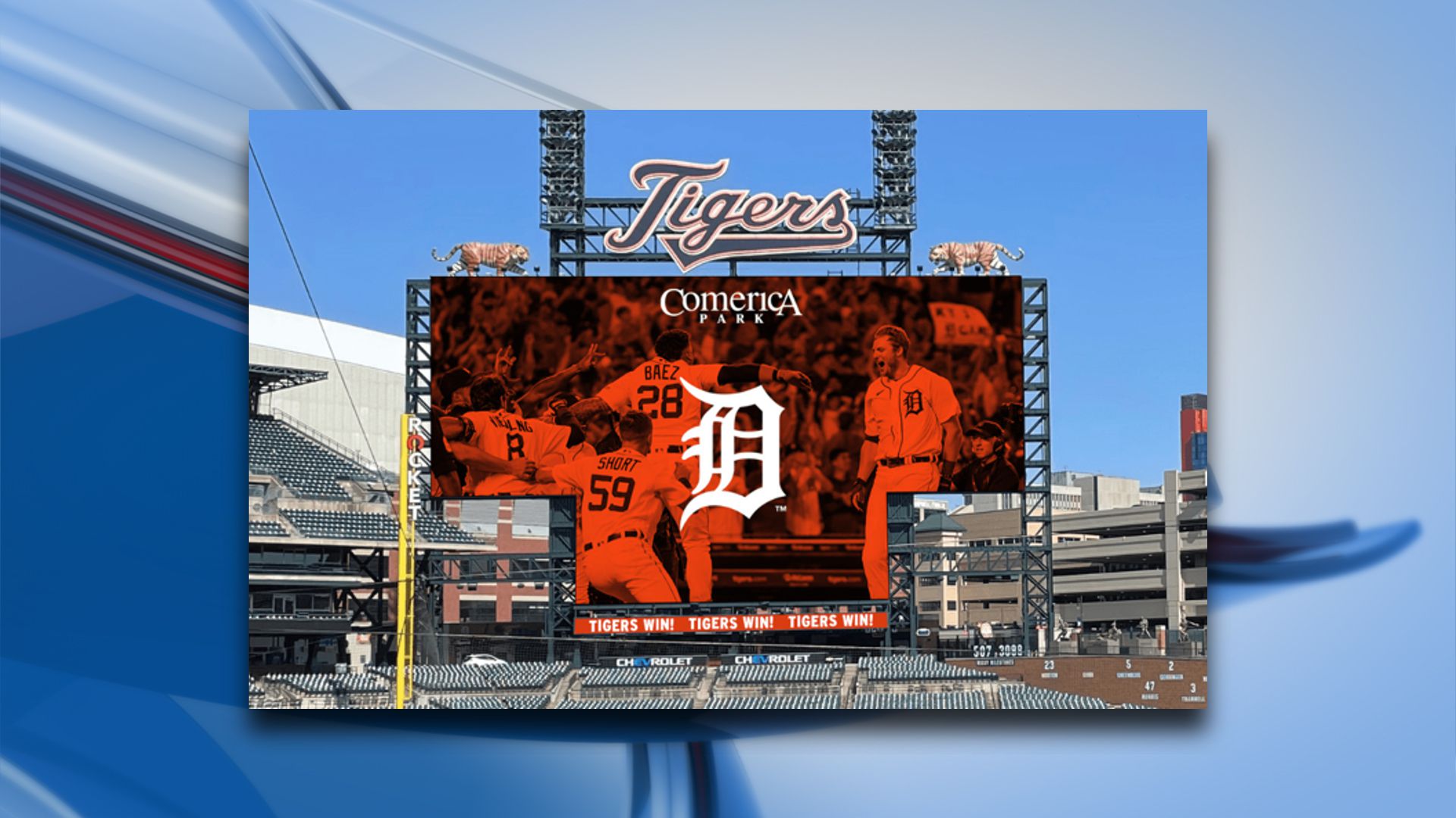 New Videoboard Sound System Being Constructed At Comerica Park For 2024   AA1lz1YU.img