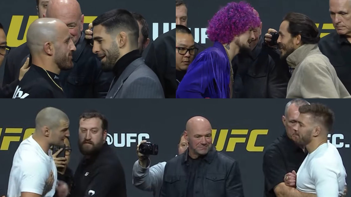 2024 UFC Seasonal Press Conference Highlights & Faceoffs Featuring