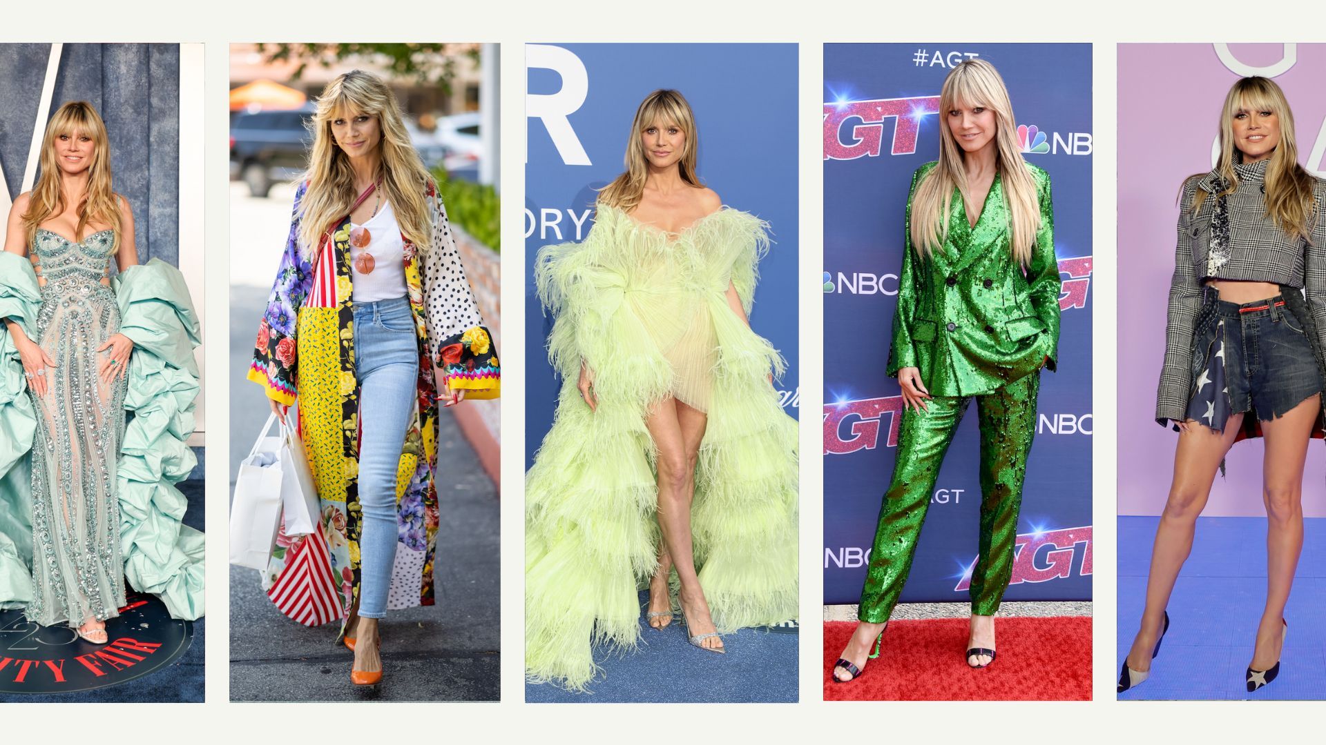 Heidi Klum's 28 best looks, from unforgettable red carpet gowns to ...
