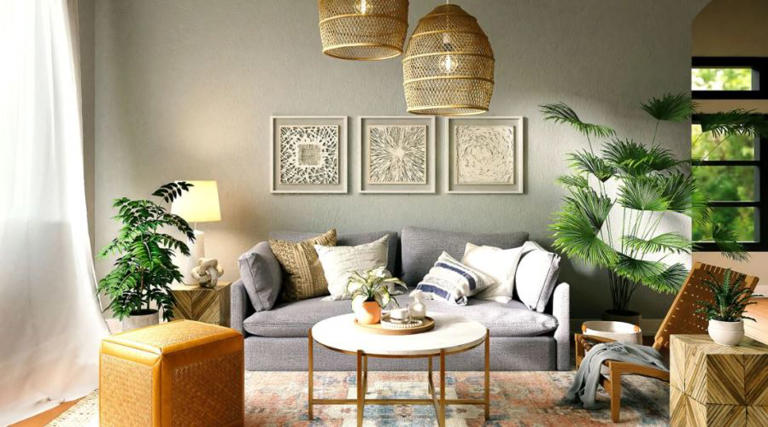 Hogar decorado con feng shui