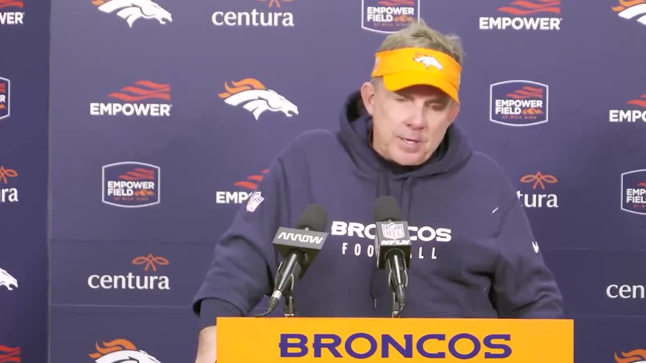 Sean Payton Explains Use Of Timeouts At End Of Broncos Loss To Patriots