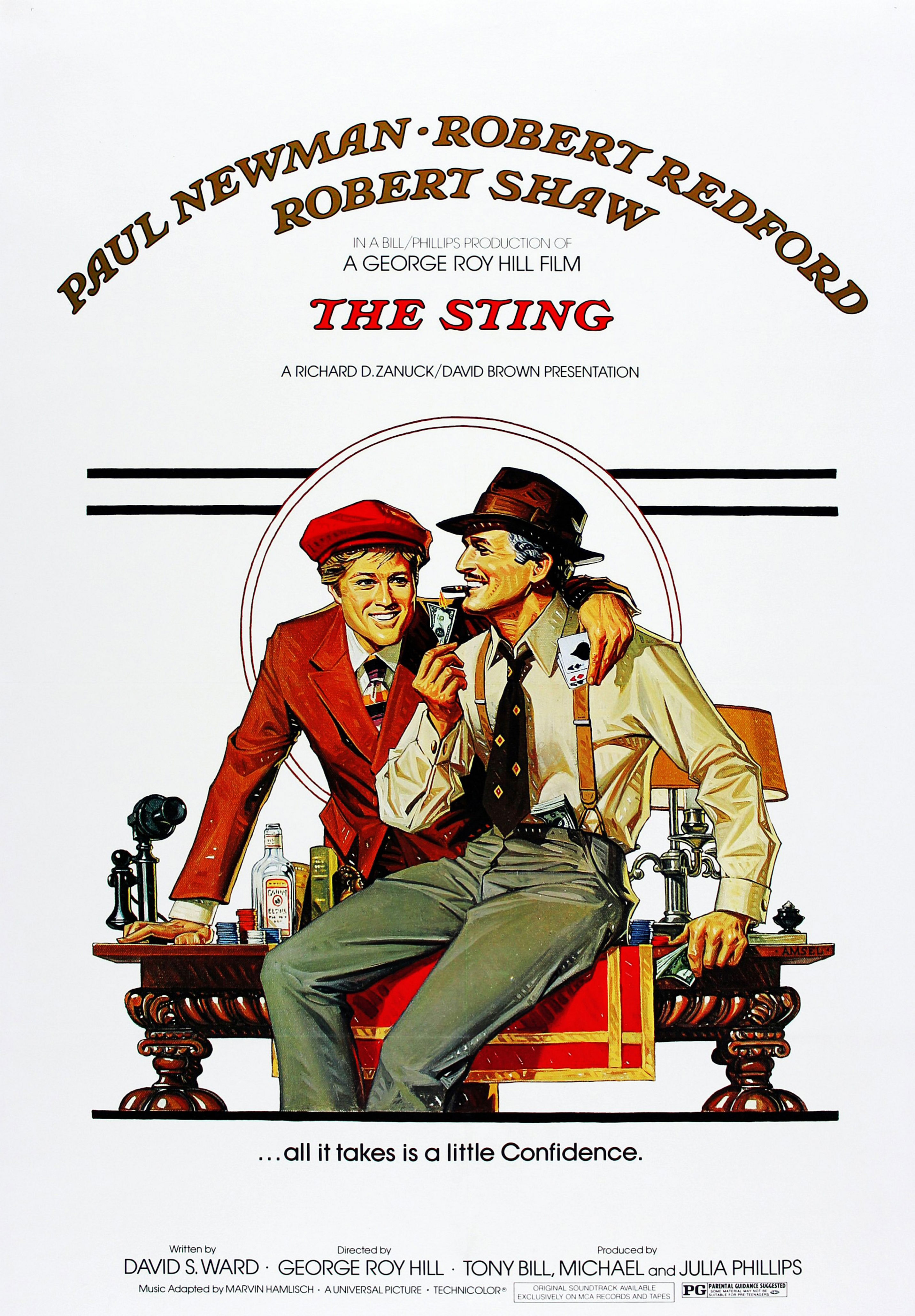 in ‘the sting,’ redford and newman were on equal footing. that’s rare.