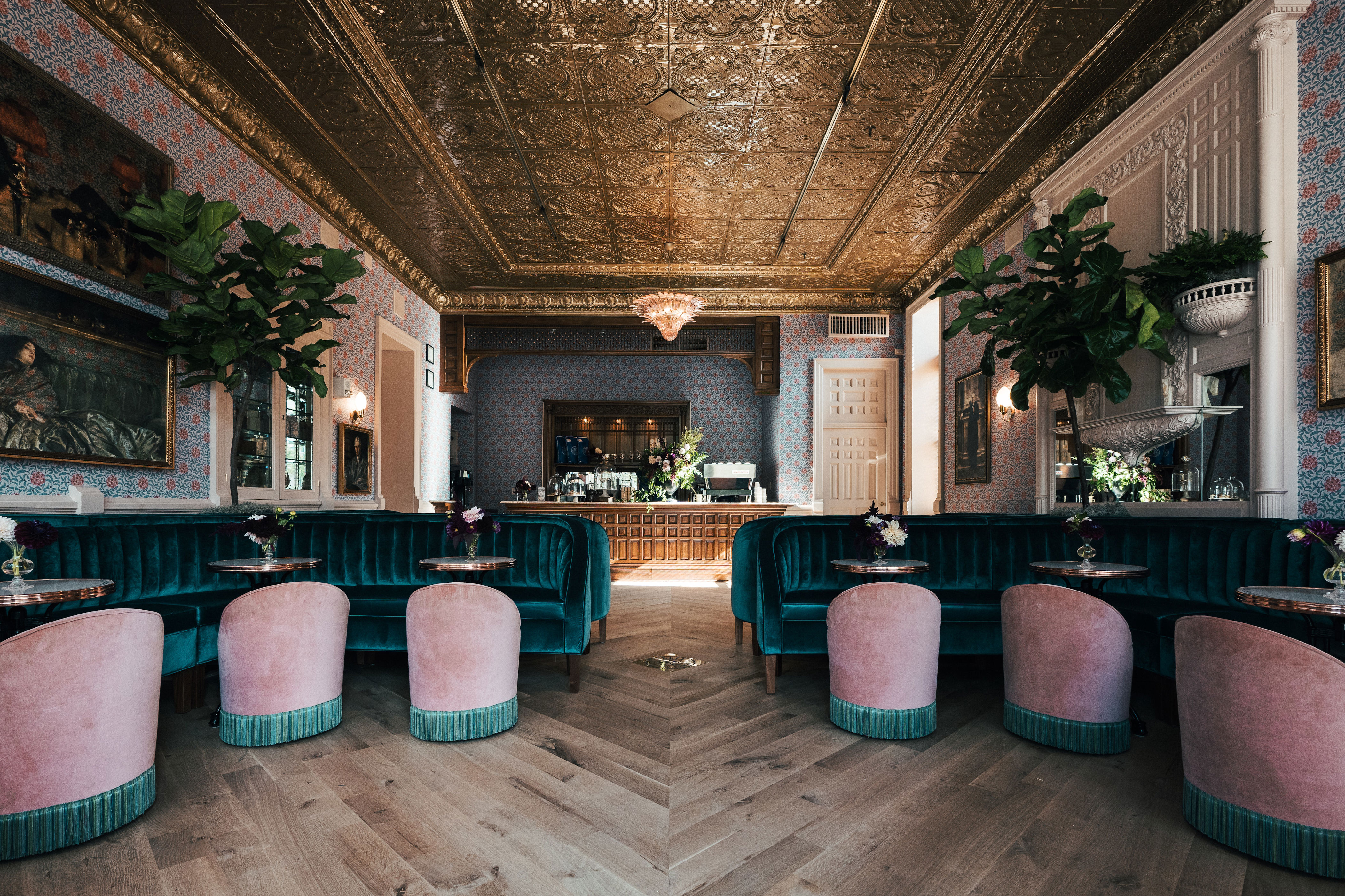 Few interior designers do maximalism quite like San Francisco–based mastermind Ken Fulk, and <a href="https://aubergeresorts.com/hoteljerome/dine/felix-roasting-co/">Felix Roasting Co.</a>—which neighbors Aspen’s Hotel Jerome—is proof. The space, with its glowing ceiling, jewel-toned velvet seating, and Murano glass fixture, is a celebration of tamed opulence. The menu is just as bold, with drinks like the s’mores latte served in a martini glass and adorned with a roasted marshmallow.<p>Sign up for our newsletter to get the latest in design, decorating, celebrity style, shopping, and more.</p><a href="https://www.architecturaldigest.com/newsletter/subscribe?sourceCode=msnsend">Sign Up Now</a>