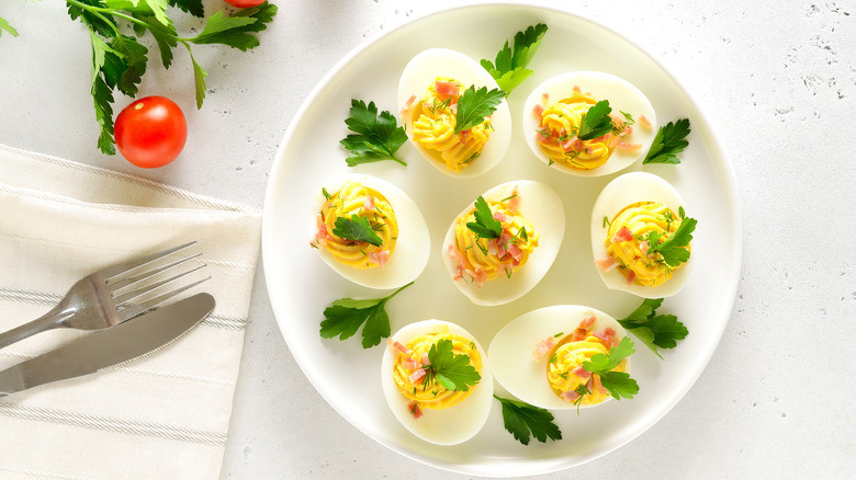 Make The Creamiest Deviled Eggs With One Major Ingredient Swap